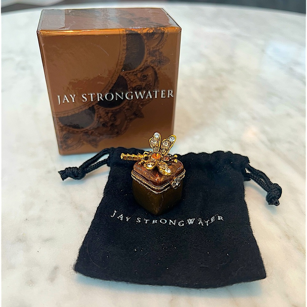 Jay Strongwater Dragonfly Trinket Box